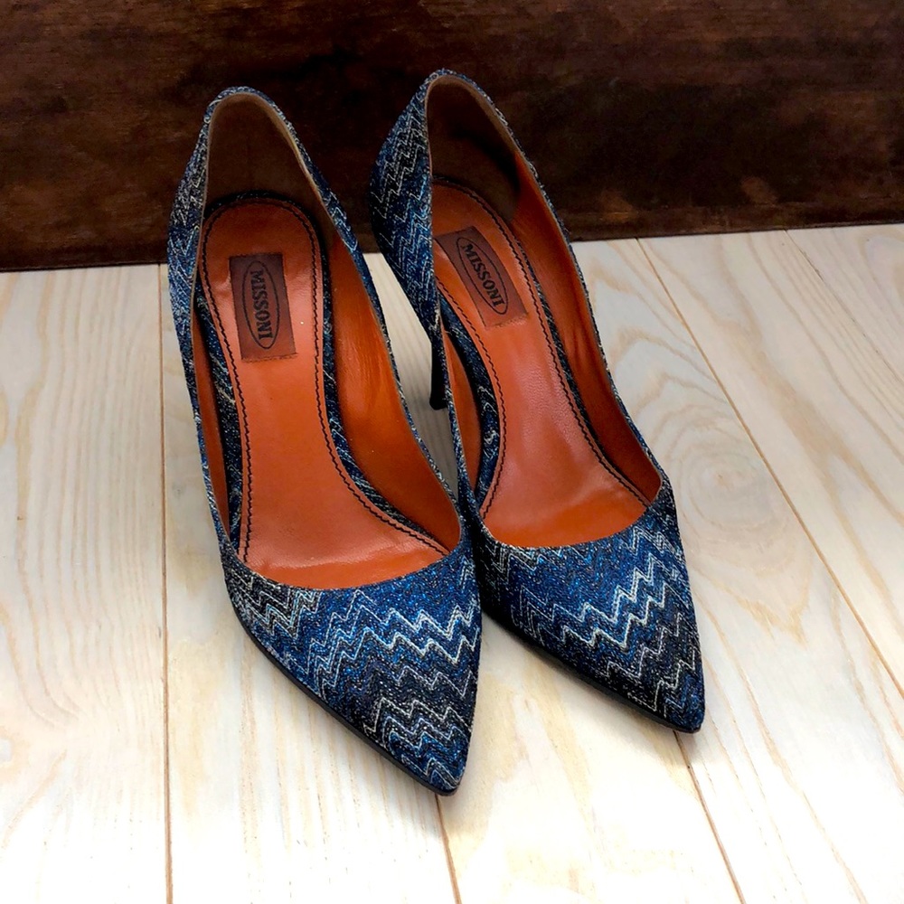 Missoni high heel, Vero Cuoio